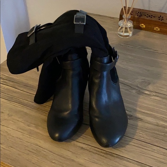 Black Bella Vita knee-high boots size 6 - Picture 2 of 4